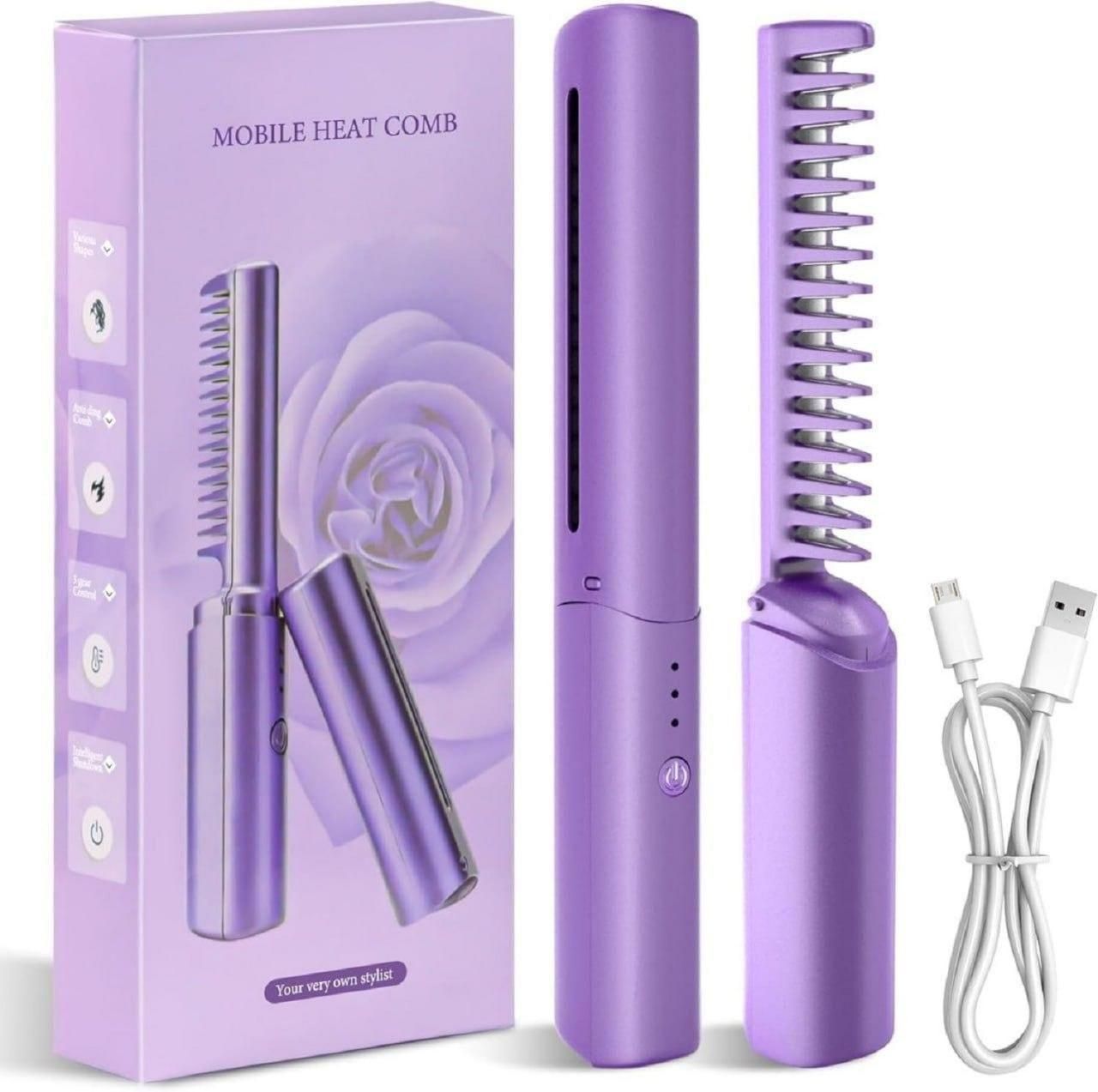 Premium Meneflix Portable Mini Hair Straightener & Hot Comb