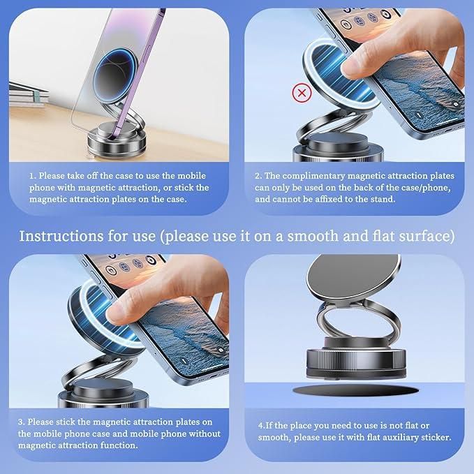 Magnetic Vacuume Suction Mobile Holder