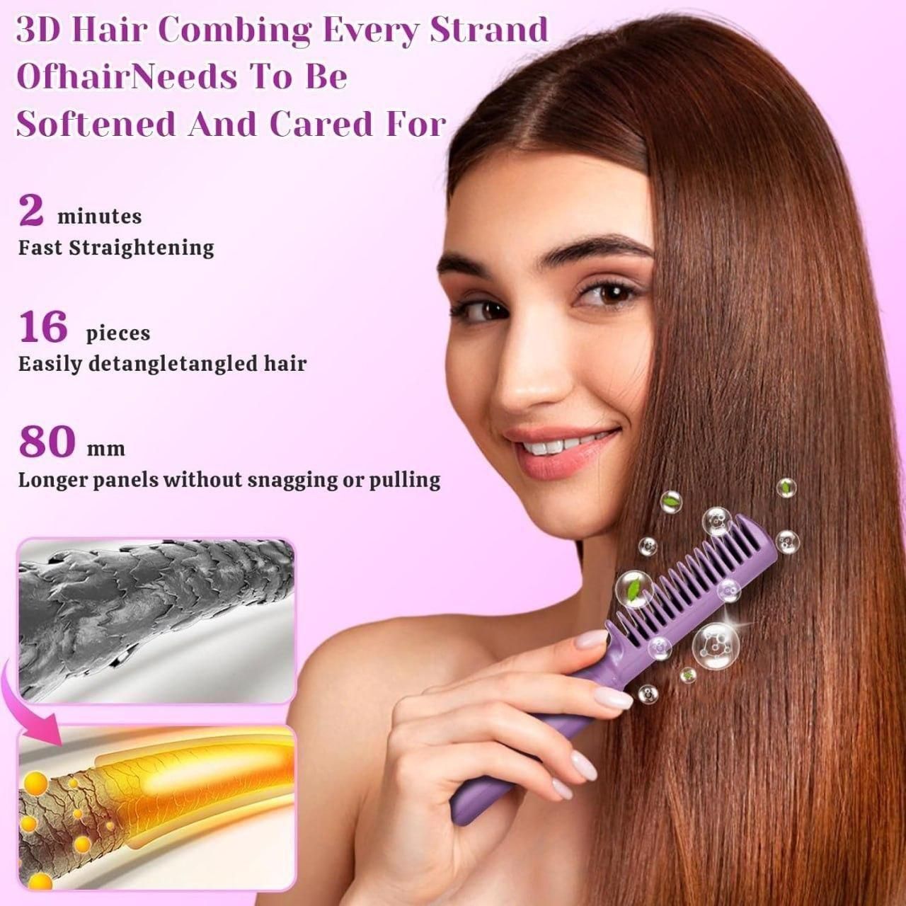 Premium Meneflix Portable Mini Hair Straightener & Hot Comb