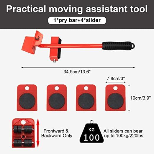 Furniture Lifter Mover Tool Set – Heavy Duty Shifting Made Easy!