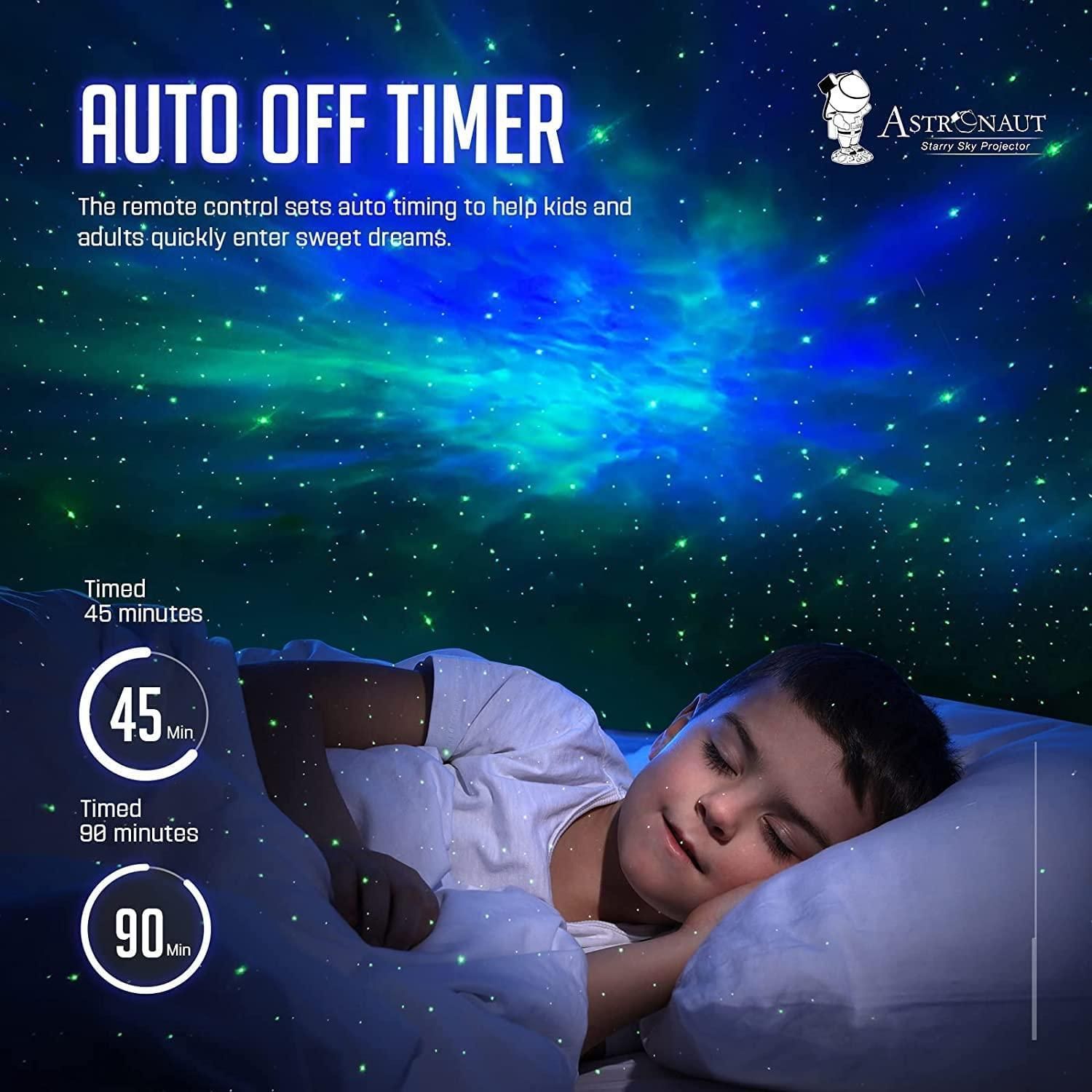 Astronaut Galaxy Projector – 360° Magnetic Head Rotation with Remote Control