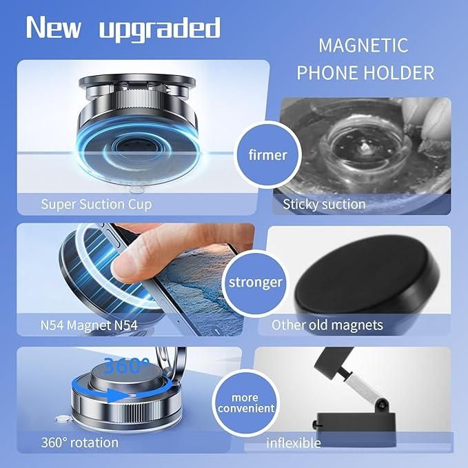Magnetic Vacuume Suction Mobile Holder