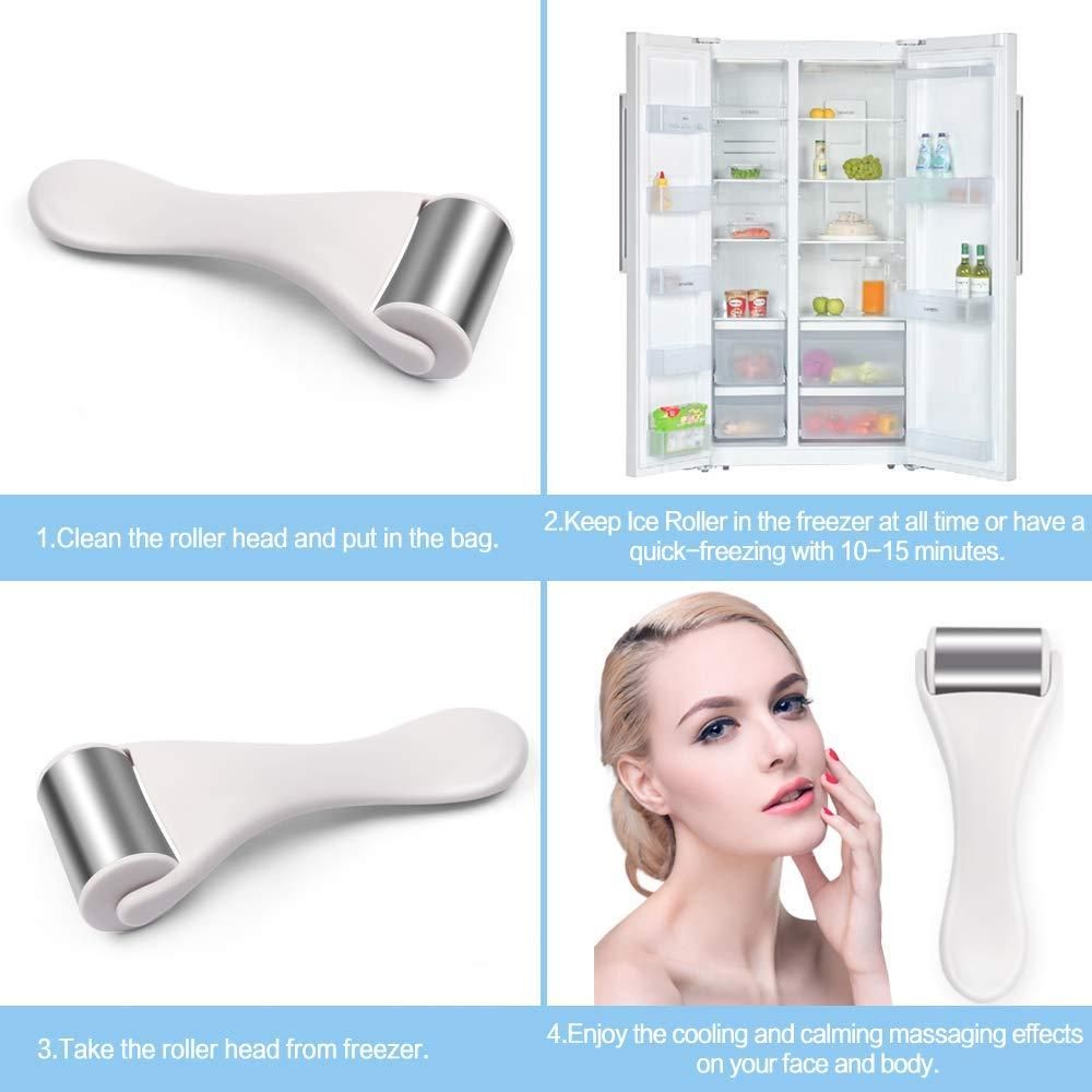 Ice Roller – Stainless Steel Cooling Face Roller  Face Lift | Anti-Aging | Skin Cooling Beauty Spa Tool